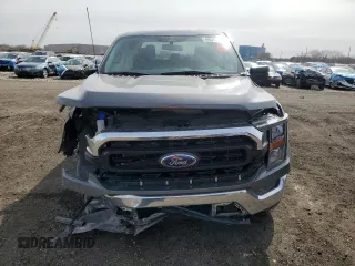 2023 Ford F-150 XL with VIN 1FTFW1E5XPKE35383, listed as a Copart auction lot 49625175 with 7,505 mi miles and Salvage Title. Bid and sale history available at carsss.com. Image 5.