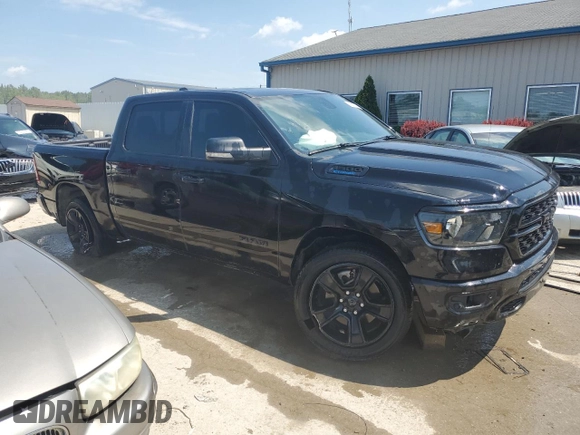 2022 Ram 1500 Big Horn with VIN 1C6RRFFG6NN283316, listed as a Copart auction lot 62419314 with 40,848 mi miles and Salvage Title. Bid and sale history available at carsss.com. Image 4.