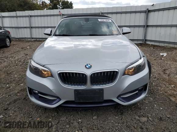 2016 BMW 2 Series 228i xDrive with VIN WBA1L9C58GV325254, listed as a Copart auction lot 74321854 with 69,174 mi miles and Salvage Title. Bid and sale history available at carsss.com. Image 5.