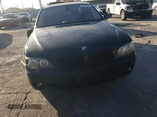2006 BMW 7 Series 750i with VIN WBAHL83516DT01293, listed as a Copart auction lot 49506035 with Not provided miles and Salvage title. Bid and sale history available at DreamBid. Image 10.