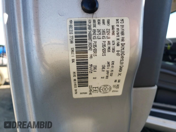 2008 Chrysler PT Cruiser with VIN 3A8FY48B08T102342, listed as a Copart auction lot 77514554 with 194,441 mi miles and Salvage Title. Bid and sale history available at carsss.com. Image 14.