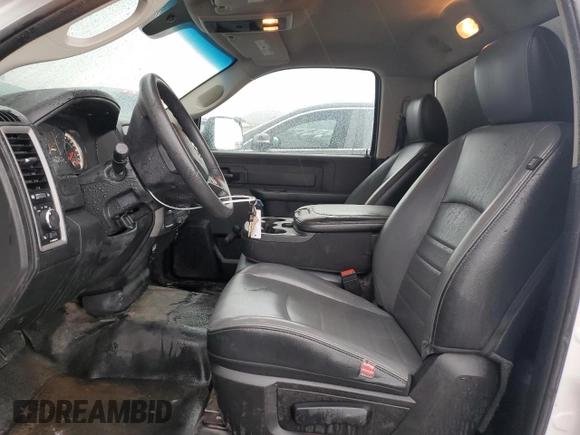 2021 Ram 1500 Tradesman with VIN 3C6JR6DG0MG535990, listed as a Copart auction lot 58473625 with 39,260 mi miles and Salvage title. Bid and sale history available at DreamBid. Image 7.