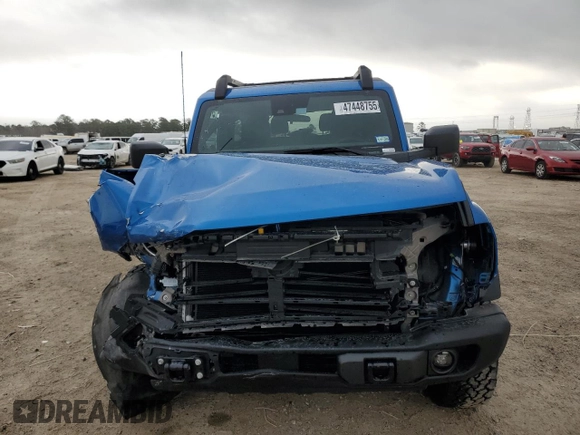 2024 Ford Bronco with VIN 1FMDE1AP9RLA70527, listed as a Copart auction lot 47448755 with 2,904 mi miles and Salvage title. Bid and sale history available at DreamBid. Image 5.