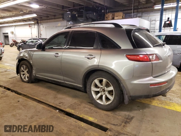 2004 Infiniti FX35 with VIN JNRAS08W24X221989, listed as a Copart auction lot 41694114 with 189,738 mi miles and Salvage Title. Bid and sale history available at carsss.com. Image 2.