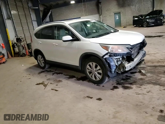 2012 Honda CR-V EX-L with VIN 5J6RM4H79CL032155, listed as a Copart auction lot 53805815 with 159,054 mi miles and Salvage Title. Bid and sale history available at carsss.com. Image 15.