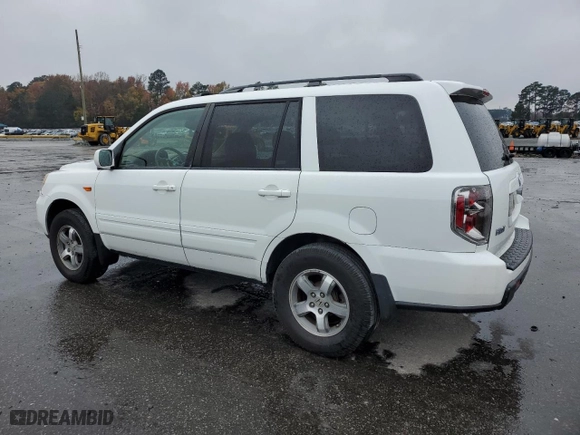 2007 Honda Pilot EX-L with VIN 5FNYF28777B002466, listed as a Copart auction lot 82527874 with 140,176 mi miles and Salvage Title. Bid and sale history available at carsss.com. Image 2.