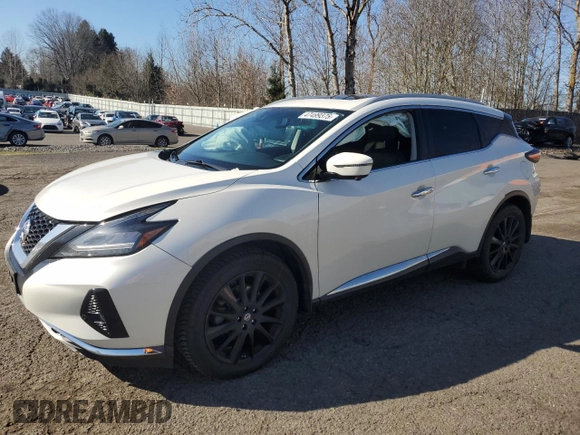 2019 Nissan Murano Platinum z VIN 5N1AZ2MS6KN103426, wystawiony jako Copart lot #47499375 z przebiegiem 98 929 mil mil oraz Szkoda całkowita • Salvage title. Historia ofert i sprzedaży dostępna na DreamBid. Obrazek 1.