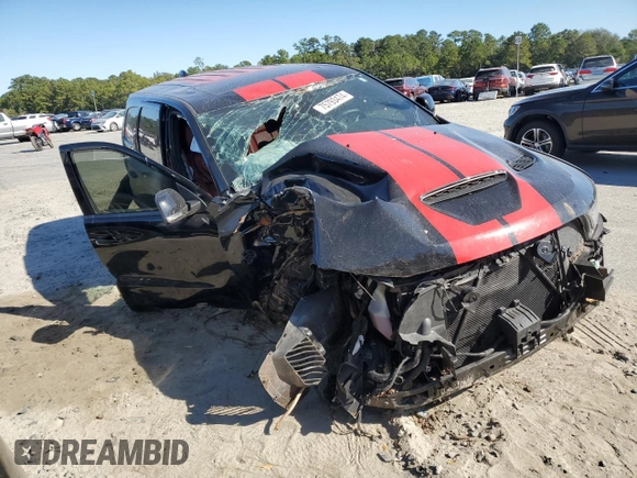 2023 Dodge Durango SRT Hellcat Premium with VIN 1C4SDJH95PC655351, listed as a Copart auction lot 75793474 with Not Provided miles and Salvage Title. Bid and sale history available at DreamBid. Image 4.