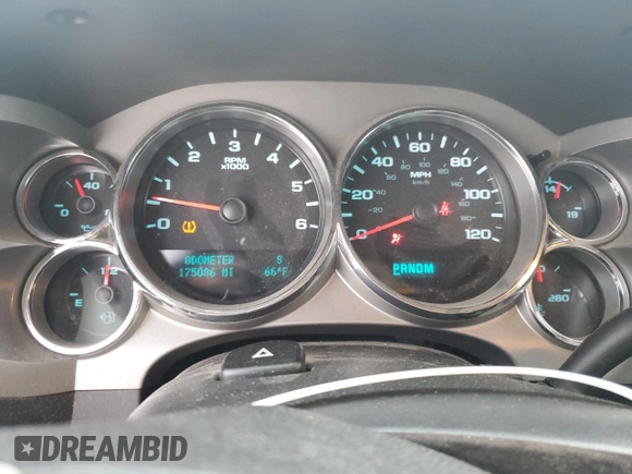 2011 Chevrolet Silverado 1500 LT with VIN 3GCPKSE37BG202677, listed as a Copart auction lot 55015385 with 175,086 mi miles and Salvage Title. Bid and sale history available at DreamBid. Image 9.