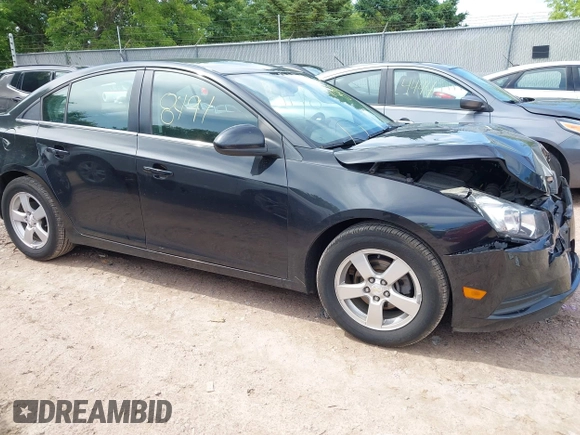 2014 Chevrolet Cruze 1LT with VIN 1G1PC5SB5E7433631, listed as a IAAI auction lot 42518491 with 99,962 mi miles and . Bid and sale history available at DreamBid. Image 1.