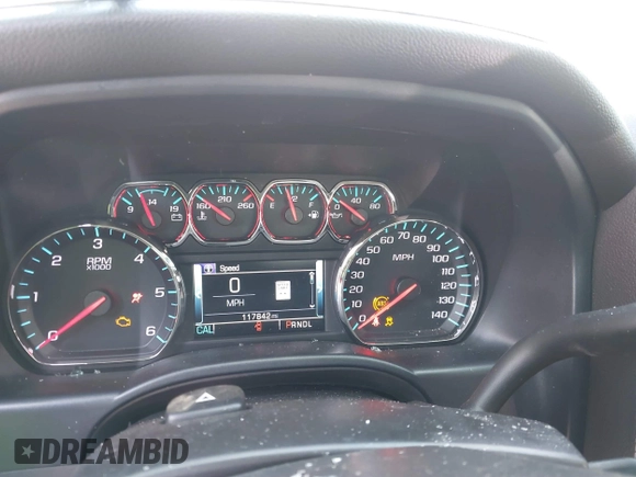 2018 Chevrolet Silverado 1500 LTZ with VIN 3GCUKSEC9JG530572, listed as a IAAI auction lot 41796973 with 117,842 mi miles. Bid and sale history available at carsss.com. Image 7.