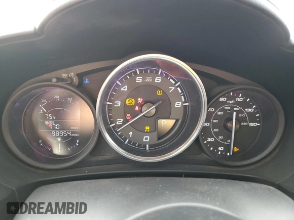 2017 FIAT 124 Spider Classica with VIN JC1NFAEK1H0107572, listed as a Copart auction lot 82452144 with 98,954 mi miles and Salvage title. Bid and sale history available at DreamBid. Image 9.