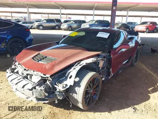 2016 Chevrolet Corvette Z06 3LZ with VIN 1G1YU2D61G5608777, listed as a IAAI auction lot 41830787 with 57,069 mi miles. Bid and sale history available at carsss.com. Image 18.