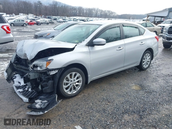 2019 Nissan Sentra SV with VIN 3N1AB7AP5KY296695, listed as a IAAI auction lot 41561686 with 48,653 mi miles and . Bid and sale history available at DreamBid. Image 18.