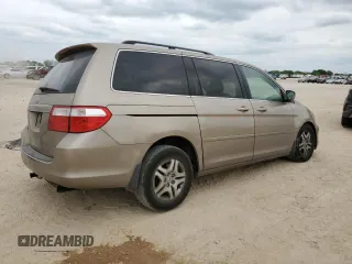 2007 Honda Odyssey EX-L with VIN 5FNRL38617B439728, listed as a Copart auction lot 53619595 with 116,735 mi miles and Salvage Title. Bid and sale history available at carsss.com. Image 3.