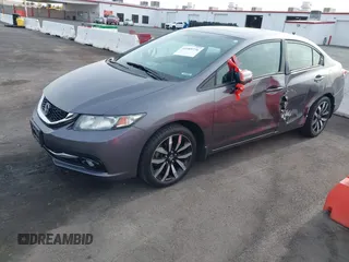 2015 Honda Civic Sedan EX-L with VIN 2HGFB2F97FH532485, listed as a IAAI auction lot 41089736 with 73,706 mi miles. Bid and sale history available at carsss.com. Image 6.
