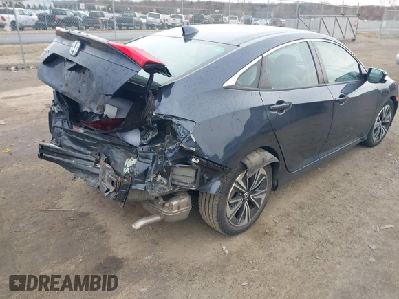 2017 Honda Civic Sedan EX-T with VIN 19XFC1F32HE203533, listed as a IAAI auction lot 41685972 with 93,985 mi miles. Bid and sale history available at carsss.com. Image 4.