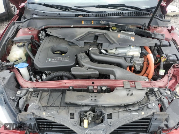 2014 Lincoln MKZ Hybrid with VIN 3LN6L2LU3ER820670, listed as a Copart auction lot 57949235 with 122,042 mi miles and Salvage title. Bid and sale history available at DreamBid. Image 11.