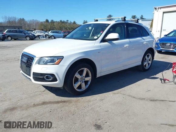 2012 Audi Q5 3.2L Premium Plus with VIN WA1DKAFP1CA101109, listed as a IAAI auction lot 41718242 with 166,120 mi miles. Bid and sale history available at carsss.com. Image 2.