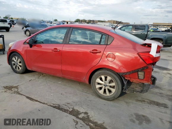 2017 Kia Rio EX with VIN KNADN4A30H6058618, listed as a Copart auction lot 49599575 with 97,654 mi miles and Salvage Title. Bid and sale history available at carsss.com. Image 2.