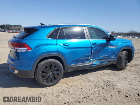 2024 Volkswagen Atlas SE with VIN 1V2JE2CA2RC210518, listed as a Copart auction lot 50130075 with 32,939 mi miles and Salvage title. Bid and sale history available at DreamBid. Image 3.