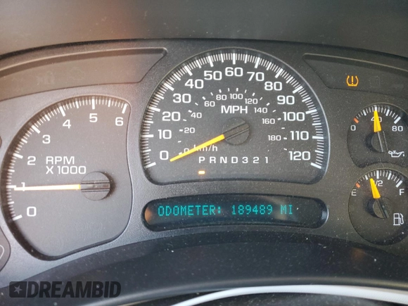 2006 Chevrolet Tahoe Z71 with VIN 1GNEK13Z46R150530, listed as a Copart auction lot 64999964 with 189,489 mi miles and Salvage Title. Bid and sale history available at carsss.com. Image 9.