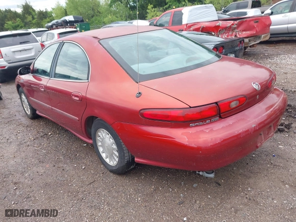 1999 Mercury Sable GS with VIN 1MEFM50UXXA649466, listed as a IAAI auction lot 42094811 with 122,644 mi miles. Bid and sale history available at carsss.com. Image 3.