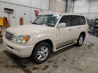 2004 Lexus LX 470 with VIN JTJHT00W343539261, listed as a Copart auction lot 41777245 with 215,409 mi miles and Clean Title. Bid and sale history available at DreamBid. Image 1.