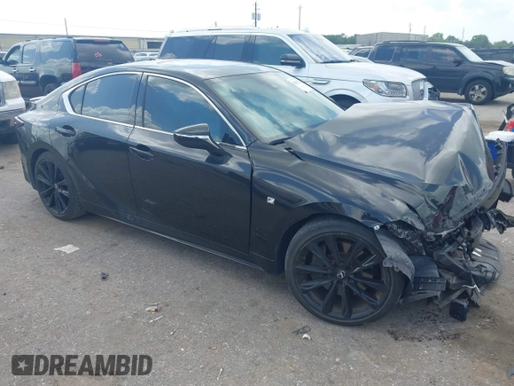 2023 Lexus IS 350 F Sport with VIN JTHGZ1B29P5063389, listed as a IAAI auction lot 42561231 with 10,285 mi miles and . Bid and sale history available at DreamBid. Image 1.
