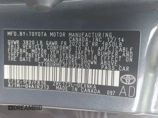 2015 Toyota Corolla L z VIN 2T1BURHE3FC323510, wystawiony jako IAAI lot #42040468 z przebiegiem 94 089 mil mil oraz . Historia ofert i sprzedaży dostępna na DreamBid. Obrazek 9.