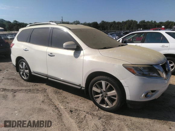 2013 Nissan Pathfinder SL with VIN 5N1AR2MN3DC620479, listed as a IAAI auction lot 42144144 with 151,984 mi miles and . Bid and sale history available at DreamBid. Image 1.