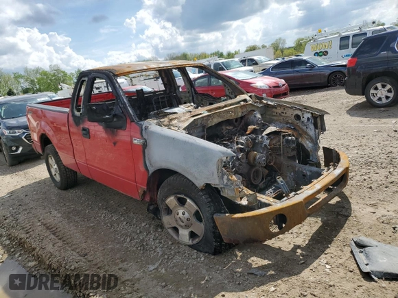 2008 Ford F-150 XL with VIN 1FTRF12W88KD94974, listed as a Copart auction lot 56738765 with Not provided miles and Clean title. Bid and sale history available at DreamBid. Image 4.