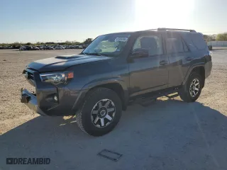 2021 Toyota 4Runner TRD Off Road with VIN JTEPU5JR3M5851632, listed as a Copart auction lot 87032204 with 38,414 mi miles and Salvage Title. Bid and sale history available at carsss.com. Image 1.