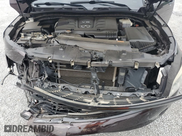 2012 Infiniti QX56 7-passenger with VIN JN8AZ2NFXC9517801, listed as a Copart auction lot 72724824 with 131,185 mi miles and Salvage Title. Bid and sale history available at carsss.com. Image 13.