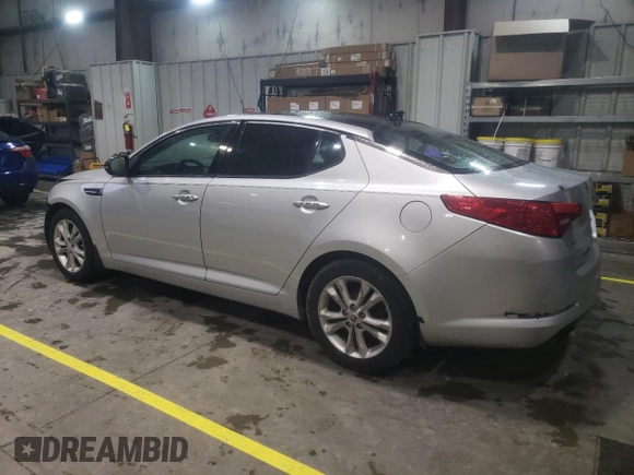 2013 Kia Optima EX with VIN 5XXGN4A78DG147867, listed as a Copart auction lot 50810815 with 215,751 mi miles and Salvage Title. Bid and sale history available at carsss.com. Image 2.