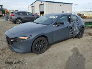 2023 Mazda 3 S Carbon Edition with VIN JM1BPBLM6P1617180, listed as a Copart auction lot 49725225 with 14,757 mi miles and Salvage Title. Bid and sale history available at DreamBid. Image 1.