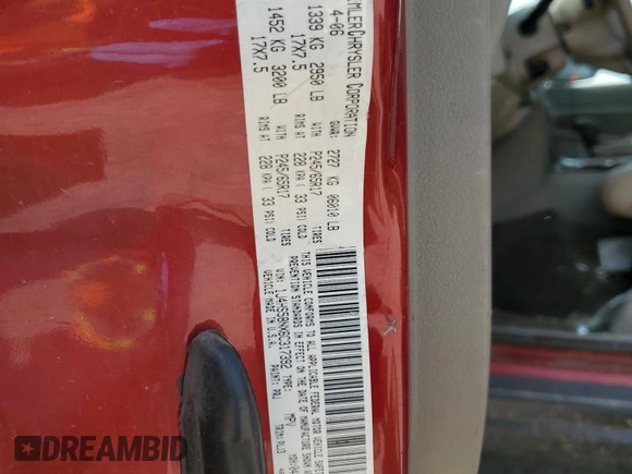 2006 Jeep Grand Cherokee Limited with VIN 1J4HS58NX6C317392, listed as a Copart auction lot 53518204 with Not provided miles and Salvage title. Bid and sale history available at DreamBid. Image 13.