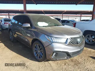 2019 Acura MDX w/Technology/A-Spec Pkg with VIN 5J8YD4H03KL021608, listed as a IAAI auction lot 41598442 with 31,017 mi miles. Bid and sale history available at carsss.com. Image 1.