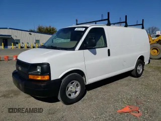 2008 Chevrolet Express Cargo z VIN 1GCFG15X881176155, wystawiony jako Copart lot #48261515 z przebiegiem 174 558 mil mil oraz Czysty tytuł • Clean title. Historia ofert i sprzedaży dostępna na DreamBid. Obrazek 1.