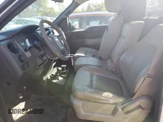 2010 Ford F-150 XL with VIN 1FTMF1EW4AFC63092, listed as a Copart auction lot 76612624 with 124,879 mi miles and Salvage Title. Bid and sale history available at DreamBid. Image 7.