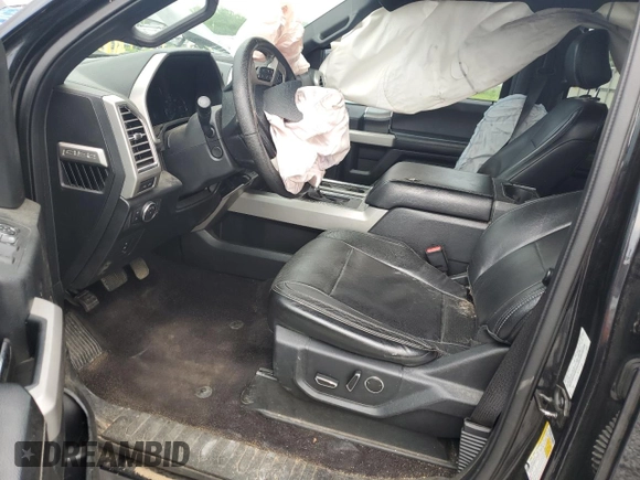 2015 Ford F-150 XLT with VIN 1FTEW1EG6FFC85437, listed as a Copart auction lot 55985855 with 168,363 mi miles and Salvage title. Bid and sale history available at DreamBid. Image 7.