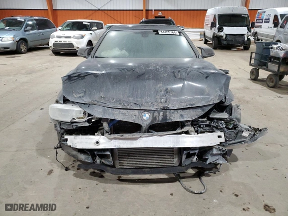 2015 BMW 4 Series 435i xDrive with VIN WBA3R5C57FK372646, listed as a Copart auction lot 84455784 with 0 mi miles and Salvage Title. Bid and sale history available at carsss.com. Image 5.