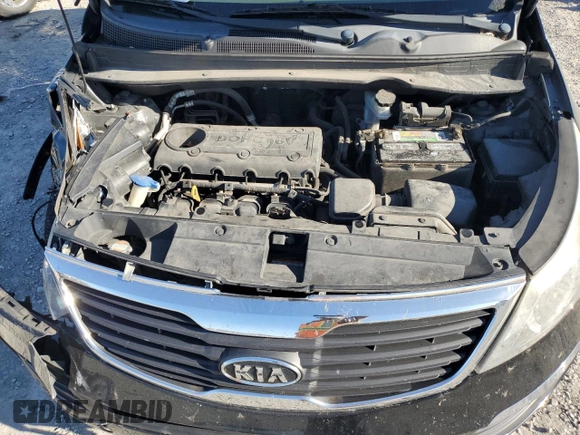 2011 Kia Sportage EX with VIN KNDPC3A26B7051908, listed as a Copart auction lot 46267685 with 230,983 mi miles and Non Repairable. Bid and sale history available at carsss.com. Image 13.