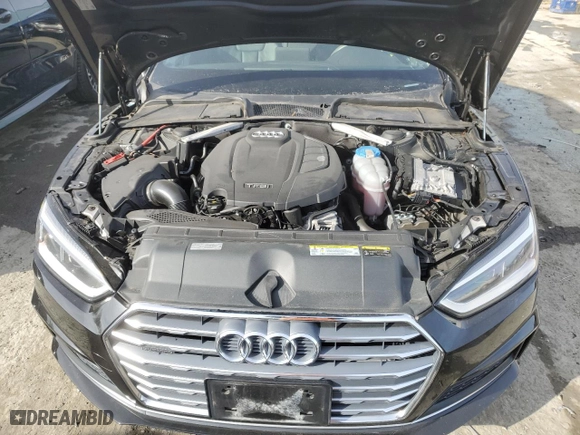 2019 Audi A5 Coupe Premium with VIN WAUSNAF56KA007158, listed as a Copart auction lot 87694965 with 47,570 mi miles and Salvage Title. Bid and sale history available at carsss.com. Image 11.