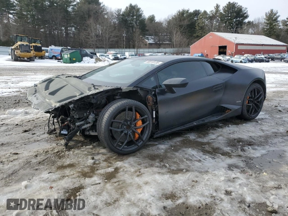 2015 Lamborghini Huracan z VIN ZHWUC1ZF7FLA00780, wystawiony jako Copart lot #88019135 z przebiegiem Nie podano mil oraz Szkoda całkowita • Salvage title. Historia ofert i sprzedaży dostępna na DreamBid. Obrazek 1.