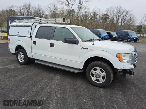 2011 Ford F-150 XL with VIN 1FTEW1CM1BKE10936, listed as a Copart auction lot 50804515 with 222,964 mi miles and Salvage Title. Bid and sale history available at carsss.com. Image 4.