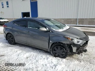 2014 Hyundai Elantra SE with VIN 5NPDH4AE7EH518869, listed as a Copart auction lot 44141385 with 264,604 mi miles and Salvage Title. Bid and sale history available at DreamBid. Image 4.