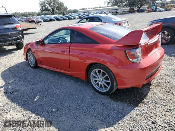2004 Toyota Celica GT with VIN JTDDR32T240173606, listed as a Copart auction lot 87155554 with 134,844 mi miles and Salvage Title. Bid and sale history available at carsss.com. Image 2.