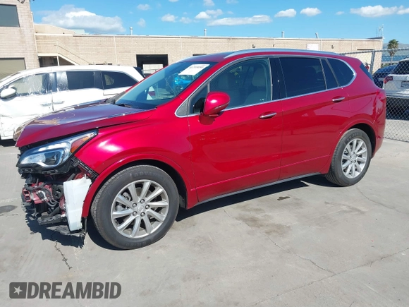 2019 Buick Envision Essence with VIN LRBFXCSAXKD109976, listed as a IAAI auction lot 41793050 with 36,053 mi miles and . Bid and sale history available at carsss.com. Image 17.