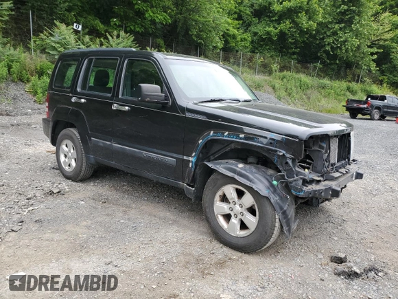 2012 Jeep Liberty Sport with VIN 1C4PJMAK9CW212920, listed as a Copart auction lot 61192785 with 181,561 mi miles and Salvage title. Bid and sale history available at DreamBid. Image 4.